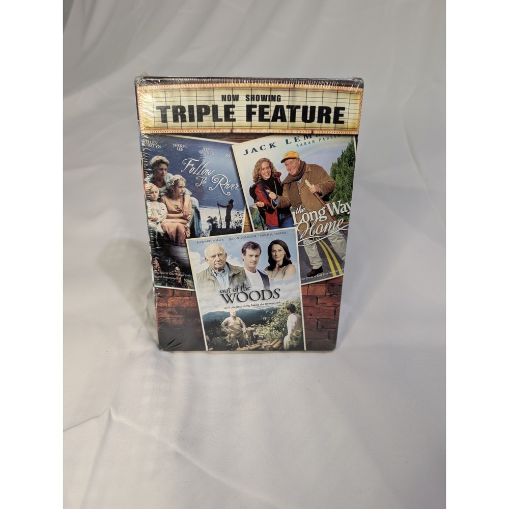 Triple Feature 3 DVD Movies: Follow the River/The Long Way Home/Out of the Woods
